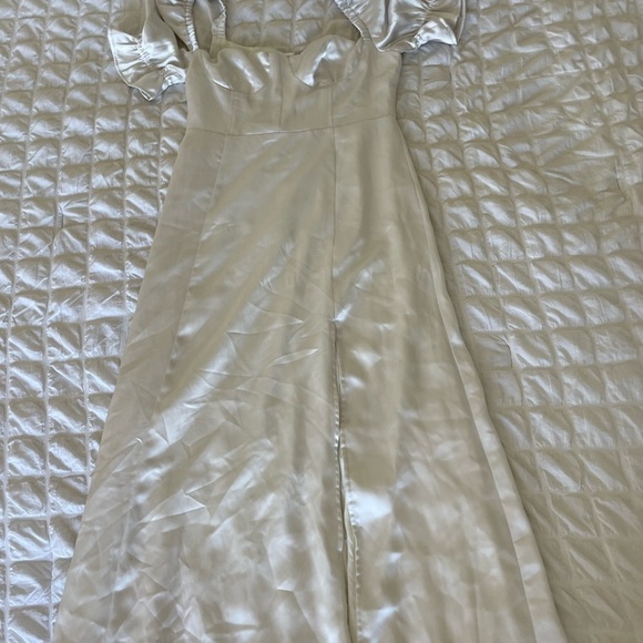 WeWoreWhat Whisper White Puff Sleeve Midi Dress - Picture 8 of 16